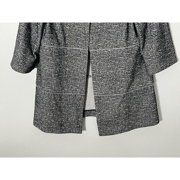 CABI The Times Long Tweed Blazer Jacket Size Medium - Picture 3 of 16